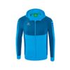 Afbeelding van ERIMA Six Wings trainingsjack met capuchon Unisex | curaçao/mykonos | 1032211