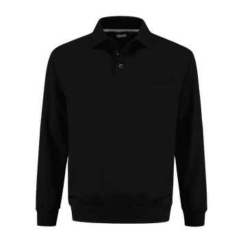 Foto van Indushirt PSW 300 Polosweater zwart