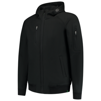 Foto van Softshell Bomber Capuchon RE2050 | zwart | 402704-09 | TRICORP WORKWEAR