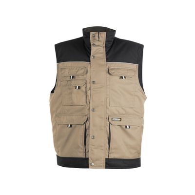 Foto van Dassy bodywarmer HULST | 350051 | beige/zwart