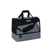ERIMA SIX WINGS sporttas met bodemvak | slate grey/zwart | 7232309