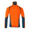 Afbeelding van Mascot Accelerate Safe Fleecetrui met rits | 19403-316 | 1444-hi-vis oranje/donkerpetrol