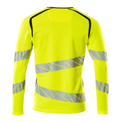 Foto van Mascot Accelerate Safe T-shirt, met lange mouwen | 19081-771 | 17010-hi-vis geel/donkermarine