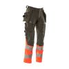 Afbeelding van Mascot Accelerate Safe Broek met spijkerzakken | 19131-711 | 18222-donkerantraciet/hi-vis rood