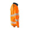 Afbeelding van Mascot Accelerate Safe Sweatshirt met rits | 19184-781 | 1444-hi-vis oranje/donkerpetrol