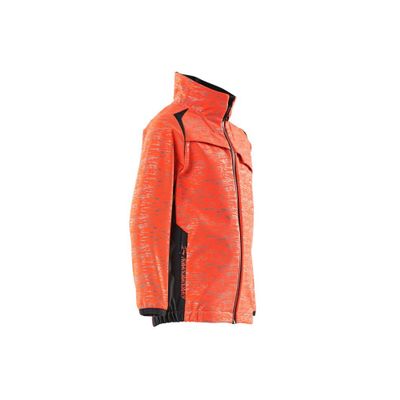 Foto van Softshell jas voor kinderen | 19902-291 | 22210-Hivis rood/donkermarine