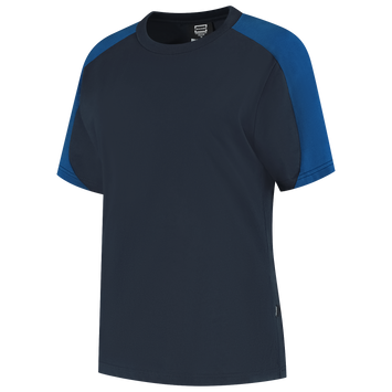 Foto van T-shirt Bicolor Redefined Dames | donkermarine/korenblauw | 106109-01011 | TRICORP WORKWEAR