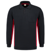 Afbeelding van Polosweater Bicolor Borstzak | marine/rood | 302001-0102 | TRICORP WORKWEAR