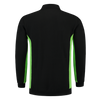 Afbeelding van Polosweater Bicolor Borstzak | zwart/limegroen | 302001-0937 | TRICORP WORKWEAR