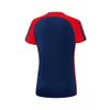 Afbeelding van ERIMA Six Wings T-shirt Dames | new navy/rood | 1082220