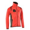 Afbeelding van Mascot Accelerate Safe Fleecetrui met rits | 19403-316 | 22218-hi-vis rood/donkerantraciet