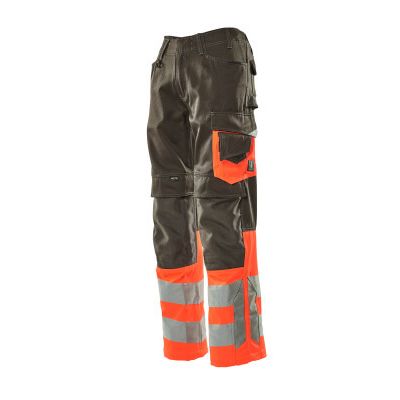 Foto van Mascot Leeds | 15679-860 | 018222-donkerantraciet/hi-vis rood