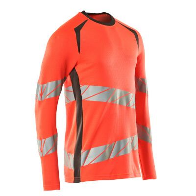 Foto van Mascot Accelerate Safe T-shirt, met lange mouwen | 19081-771 | 22218-hi-vis rood/donkerantraciet