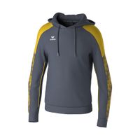 ERIMA EVO STAR sweatshirt met capuchon Unisex | slate grey/geel | 1072405
