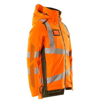 Foto van Mascot Accelerate Safe Winterjas | 19035-449 | 1433-hi-vis oranje/mosgroen