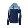 Afbeelding van ERIMA CHANGE by erima trainingsjack met capuchon Dames | new navy/faded denim/wit | 1032317