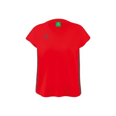 Essential Team T-shirt Dames | rood/slate grey | 2082214