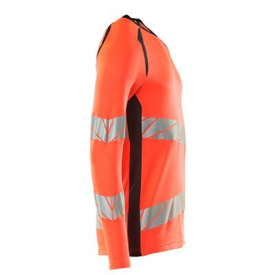 Foto van Mascot Accelerate Safe T-shirt, met lange mouwen | 19081-771 | 22210-hi-vis rood/donkermarine