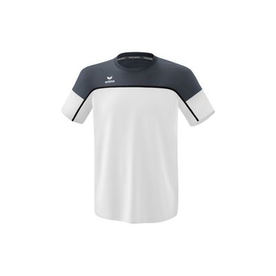Erima Change t-shirt heren, wit/slategrey/zwart, 1082316