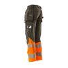 Afbeelding van Mascot Accelerate Safe Broek met spijkerzakken | 19131-711 | 1814-donkerantraciet/hi-vis oranje