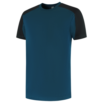 Foto van T-shirt Bicolor Redefined | petrol/zwart | 106106-9309 | TRICORP WORKWEAR