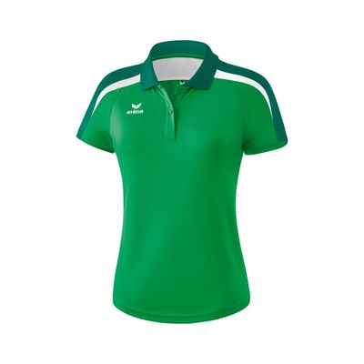 Liga 2.0 polo Dames | smaragd/evergreen/wit | 1111833