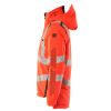 Afbeelding van Mascot Accelerate Safe Winterjas | 19035-449 | 22218-hi-vis rood/donkerantraciet