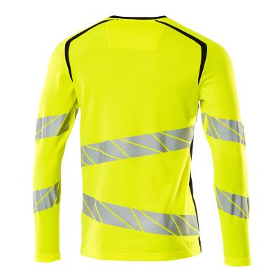 Foto van Mascot Accelerate Safe T-shirt, met lange mouwen | 19081-771 | 1709-hi-vis geel/zwart