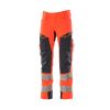 Foto van Mascot Accelerate Safe Broek met kniezakken | 19079-511 | 22210-hi-vis rood/donkermarine