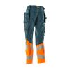 Afbeelding van Mascot Accelerate Safe Broek met spijkerzakken | 19131-711 | 4414-donkerpetrol/hi-vis oranje