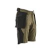 Afbeelding van Shorts, afneembare spijkerzakken,stretch | 17149-311 | 033-mosgroen