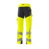 Afbeelding van Mascot Accelerate Safe Broek met kniezakken | 19079-511 | 17010-hi-vis geel/donkermarine