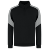 Afbeelding van Zip Sweater Bicolor Redefined | zwart/grijs | 306111-09 | TRICORP WORKWEAR