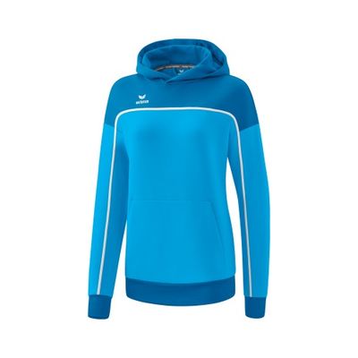 Foto van ERIMA CHANGE by erima sweatshirt met capuchon Dames | curaçao/mykonos/wit | 1072314