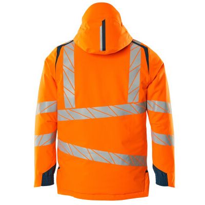 Foto van Mascot Accelerate Safe Winterjas | 19035-449 | 1444-hi-vis oranje/donkerpetrol