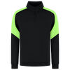 Afbeelding van Zip Sweater Bicolor Redefined | zwart/limegroen | 306111-0937 | TRICORP WORKWEAR