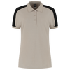 Afbeelding van Poloshirt Bicolor Redefined Dames | zand/zwart | 206108-5509 | TRICORP WORKWEAR