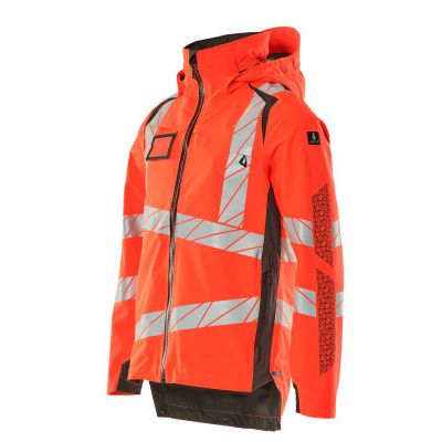 Foto van Mascot Accelerate Safe Shell jas | 19001-449 | 22218-hi-vis rood/donkerantraciet