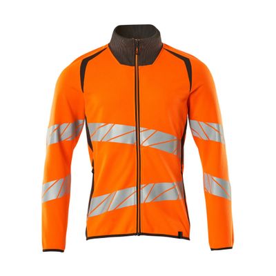 Foto van Mascot Accelerate Safe Sweatshirt met rits | 19184-781 | 1418-hi-vis oranje/donkerantraciet