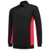 Afbeelding van Polosweater Bicolor | zwart/rood | 302003-0902 | TRICORP WORKWEAR