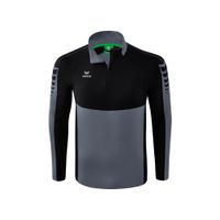 ERIMA Six Wings trainingstop Unisex | slate grey/zwart | 1262203