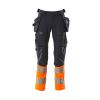 Foto van Mascot Accelerate Safe Broek met spijkerzakken | 19131-711 | 01014-donkermarine/hi-vis oranje