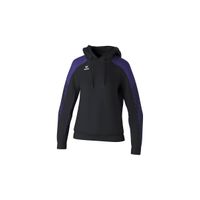 Erima Evo Star sweater met capuchon dames, 10724029, zwart/ultraviolet