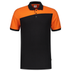 Afbeelding van Poloshirt Bicolor Naden | zwart/oranje | 202006-0998 | TRICORP WORKWEAR