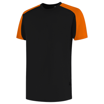Foto van T-shirt Bicolor Redefined | zwart/oranje | 106106-0998 | TRICORP WORKWEAR