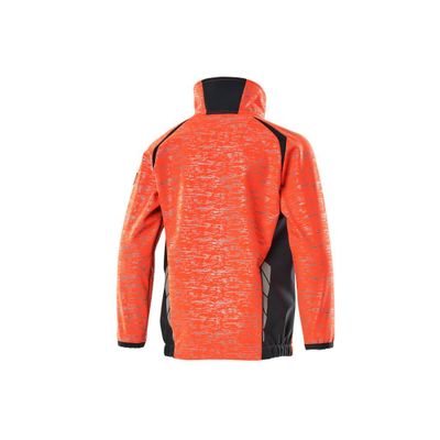 Foto van Softshell jas voor kinderen | 19902-291 | 22210-Hivis rood/donkermarine