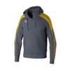 Afbeelding van ERIMA EVO STAR trainingsjack met capuchon Kinderen | slate grey/geel | 1032405