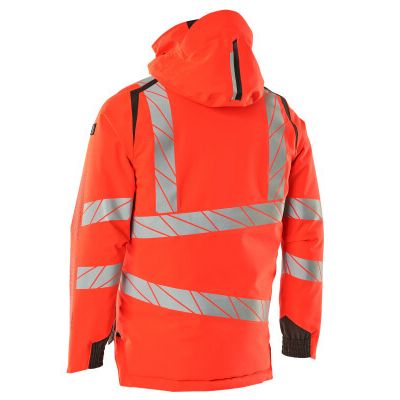 Foto van Mascot Accelerate Safe Winterjas | 19035-449 | 22218-hi-vis rood/donkerantraciet