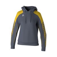 ERIMA EVO STAR sweatshirt met capuchon Dames | slate grey/geel | 1072427