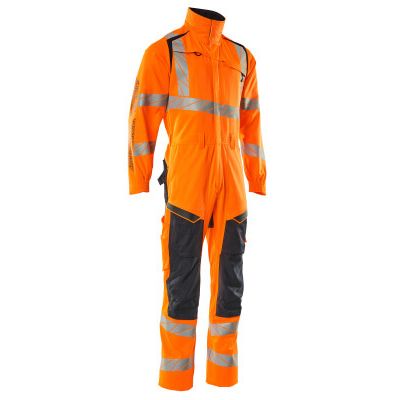 Foto van Mascot Accelerate Safe Overall met kniezakken | 19519-236 | 14010-hi-vis oranje/donkermarine